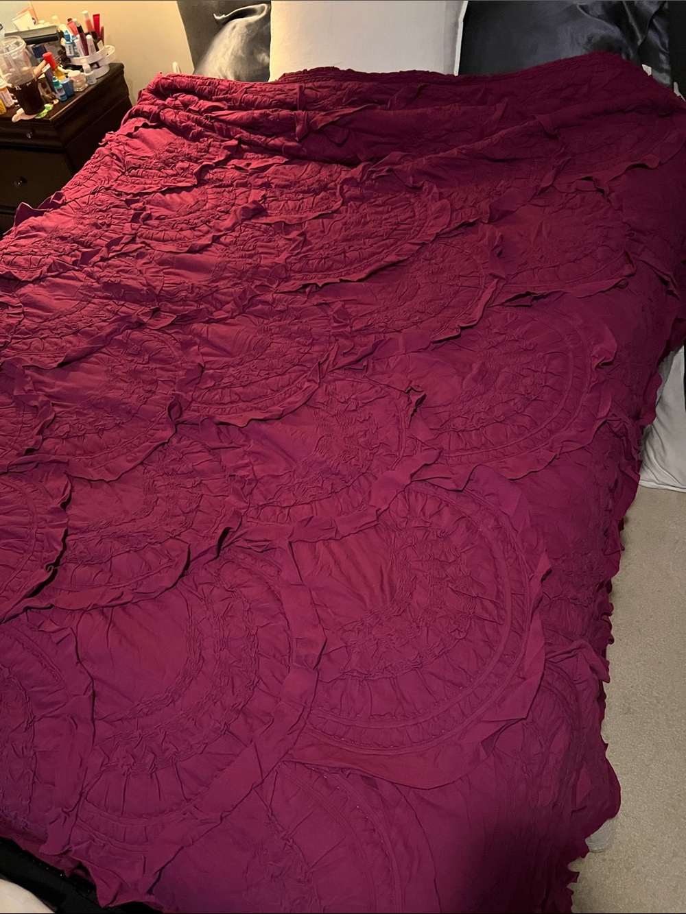 Anthropologie Rivulets King Quilt
